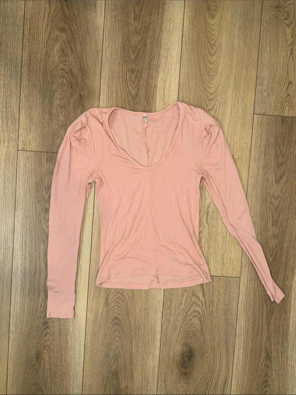 Free People Hey Lady Long Sleeve Tee Size Small